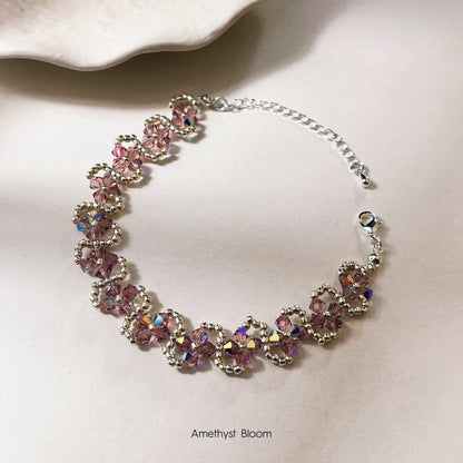 Amethyst Bloom Bracelet Beading Kit