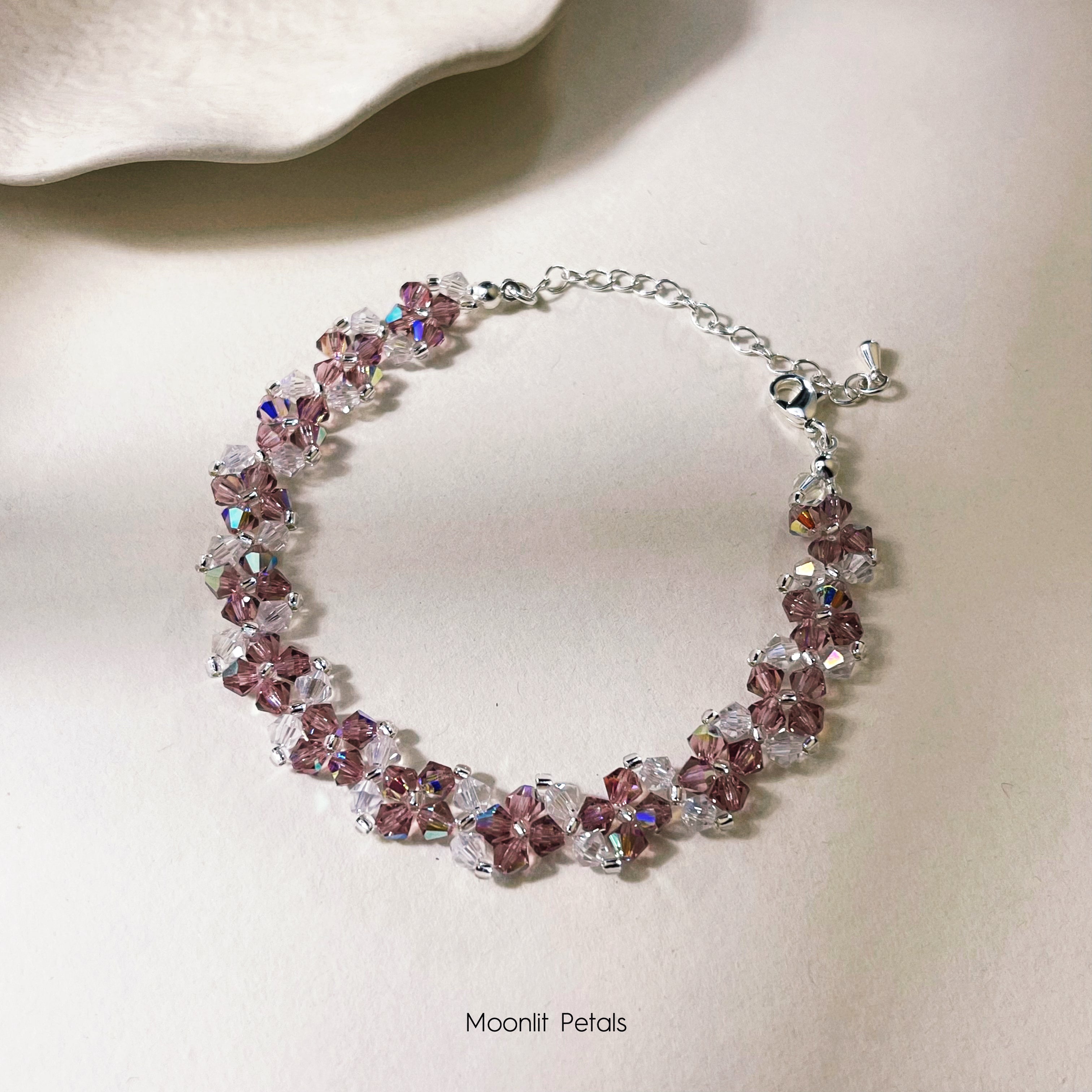 Moonlit Petals Bracelet Beading Kit