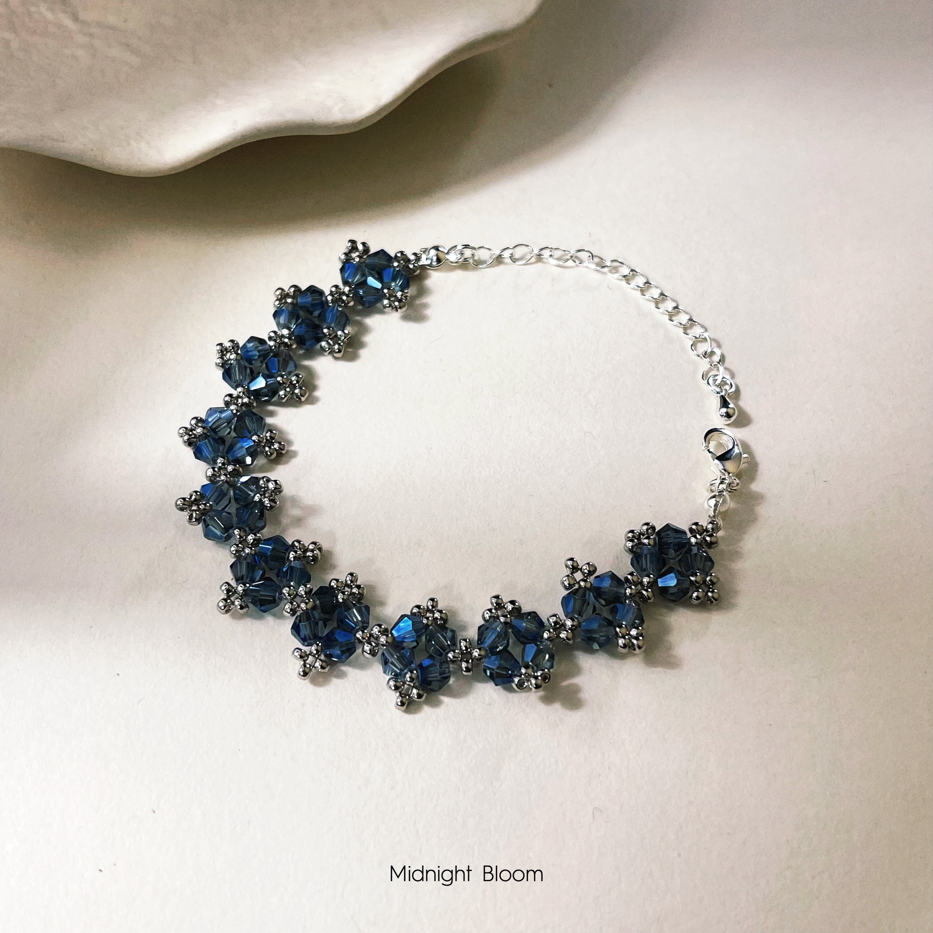 Midnight Bloom Bracelet Beading Kit