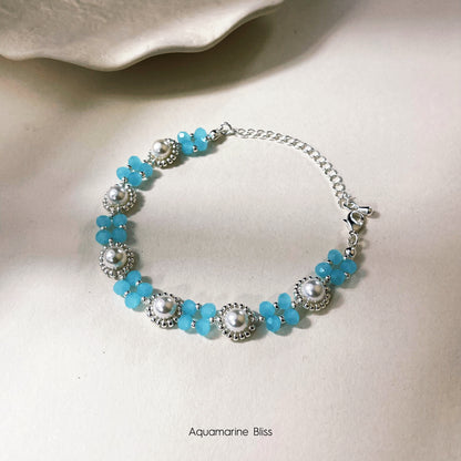 Aquamarine Bliss Bracelet Beading Kit